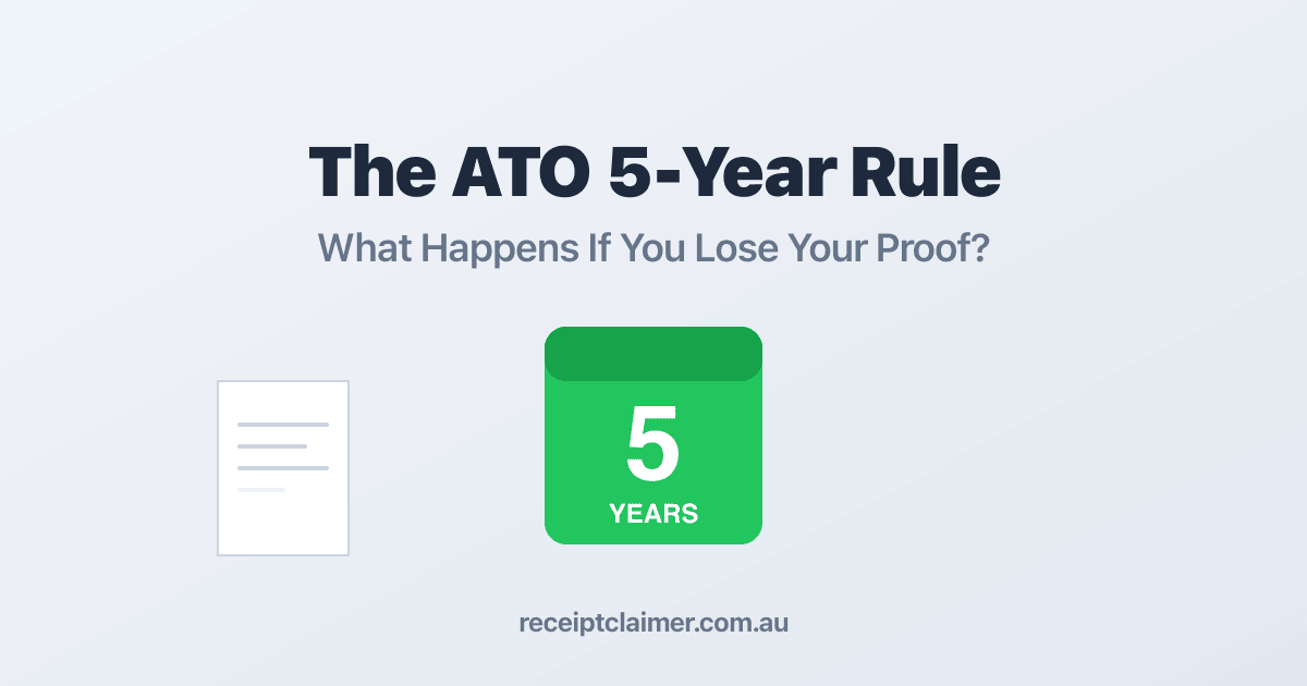 The 5-Year Rule: What Happens If You Lose Your Tax Proof?