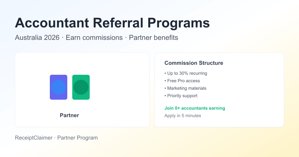 Accountant Referral Programs Australia