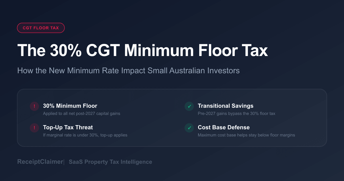 The 30% CGT Floor Tax: How the New Minimum Rate Catches Small Investors
