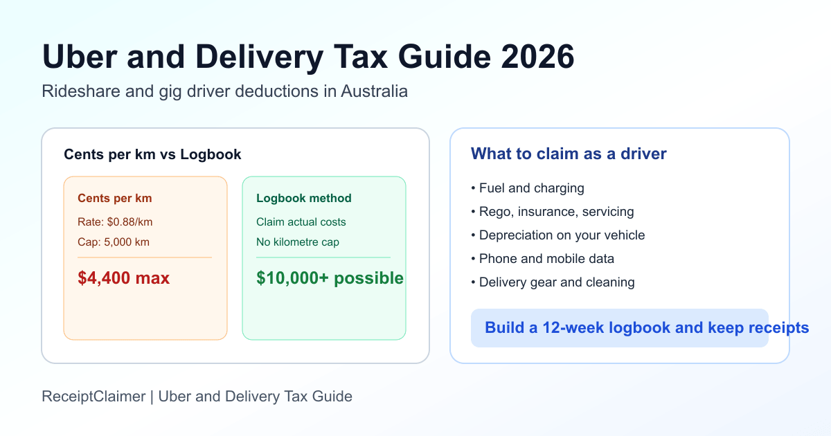 Uber & Delivery Tax Guide 2026: Claim $10,000+ in Car Expenses